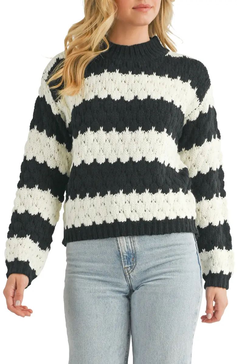 Stripe Textured Sweater | Nordstrom