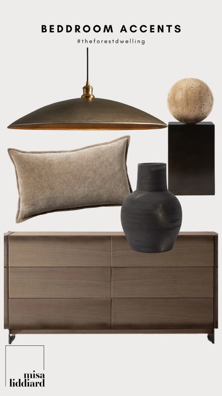 Love these modern bedroom accents. The pendant lights would be gorgeous over a nightstand or kitchen island.

#LTKhome #LTKstyletip