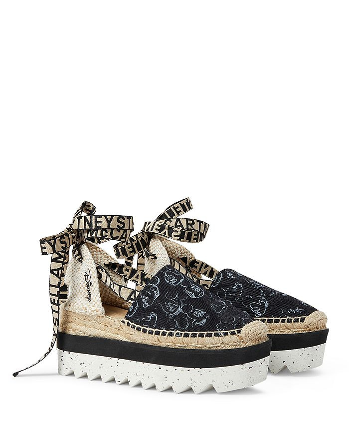 x Fantasia Women's Disney Gaia Mickey Mouse Ankle Tie Platform Sandals | Bloomingdale's (US)