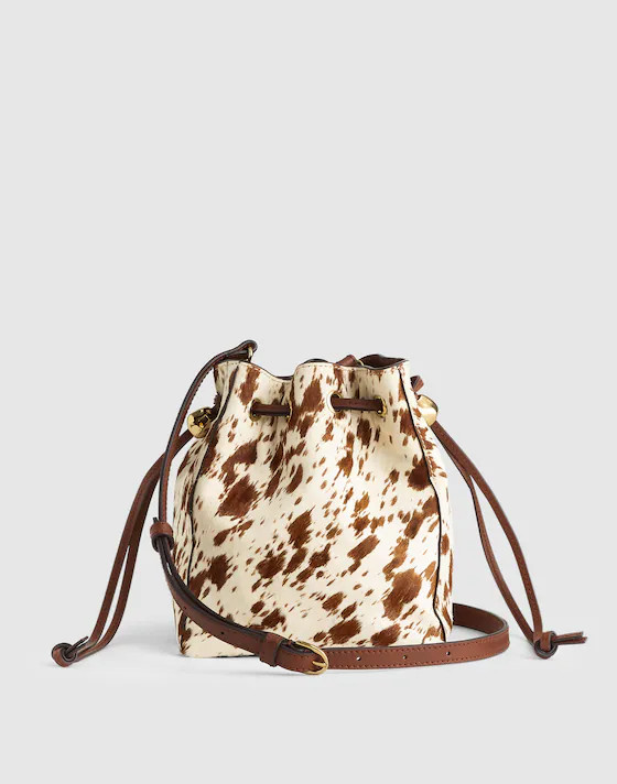 The Mini Drawstring Crossbody Bucket Bag | Madewell | Madewell