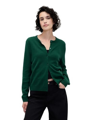 GAP Womens Cashsoft Cropped Cardigan, Evergreen Glamour, X-Small | Amazon (US)