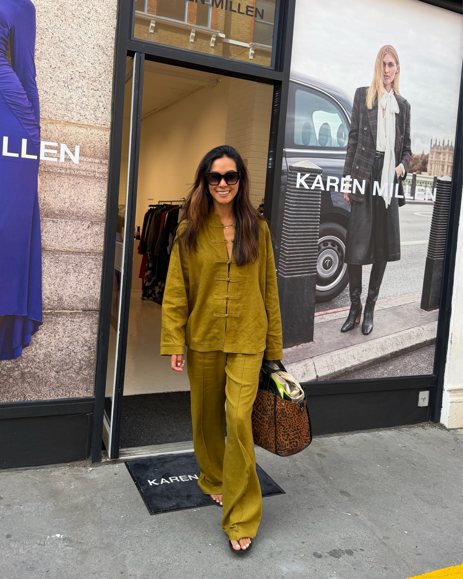 I got stopped so many times wearing this set. It’s a linen blend fastening shirt with matching pants in olive green from Zara

#LTKFashionMonth #LTKuk #LTKautumn