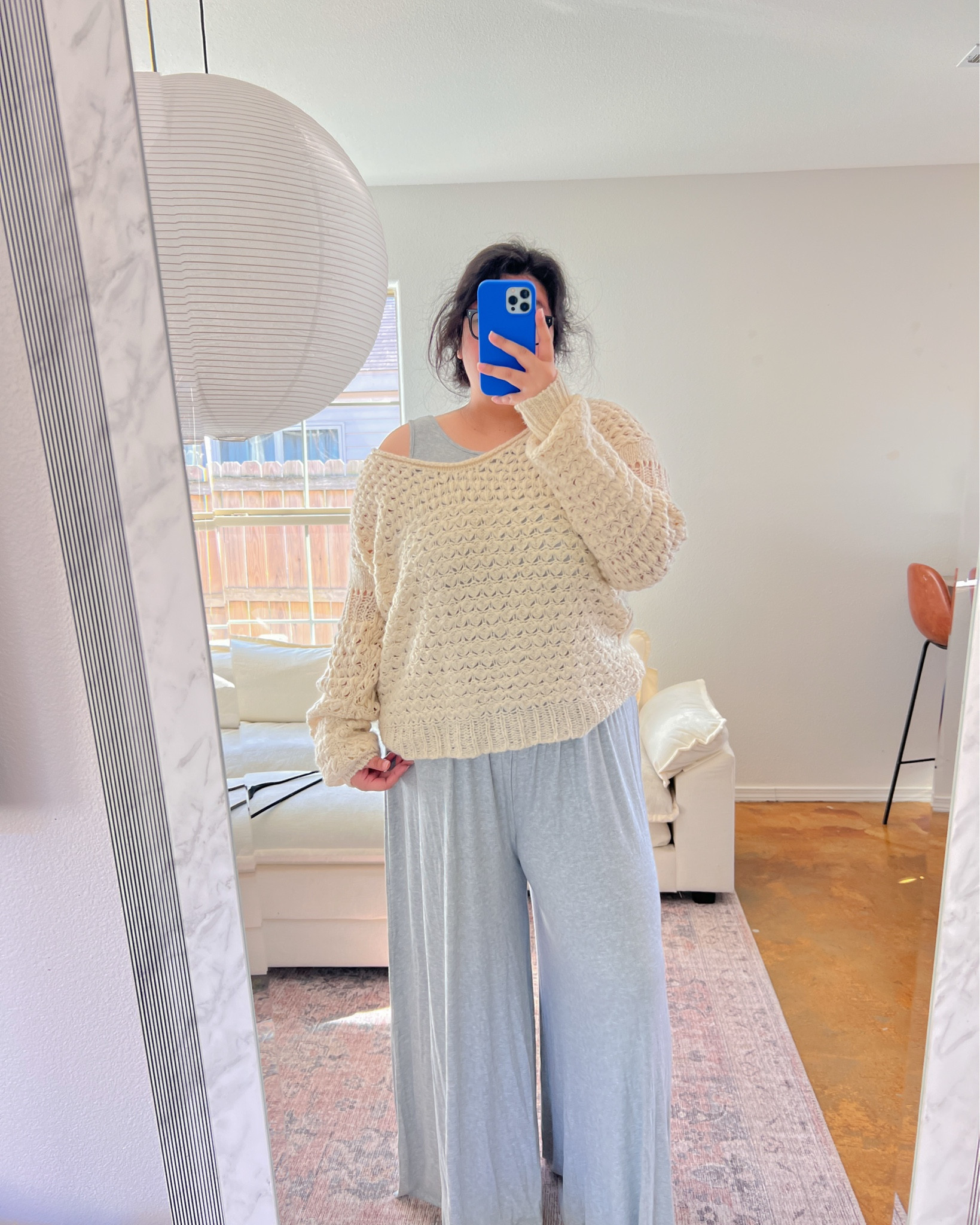 Aerie jumpsuit is on sale rn. It’s so soft and flowy perfect for spring. Wearing an XL (tts) 
My top  is an old free people sweater, couldn’t find the exact one so will link similar 

Aerie jumpsuit, casual spring outfit 

#LTKPlusSize #LTKSpringSale #LTKFindsUnder50