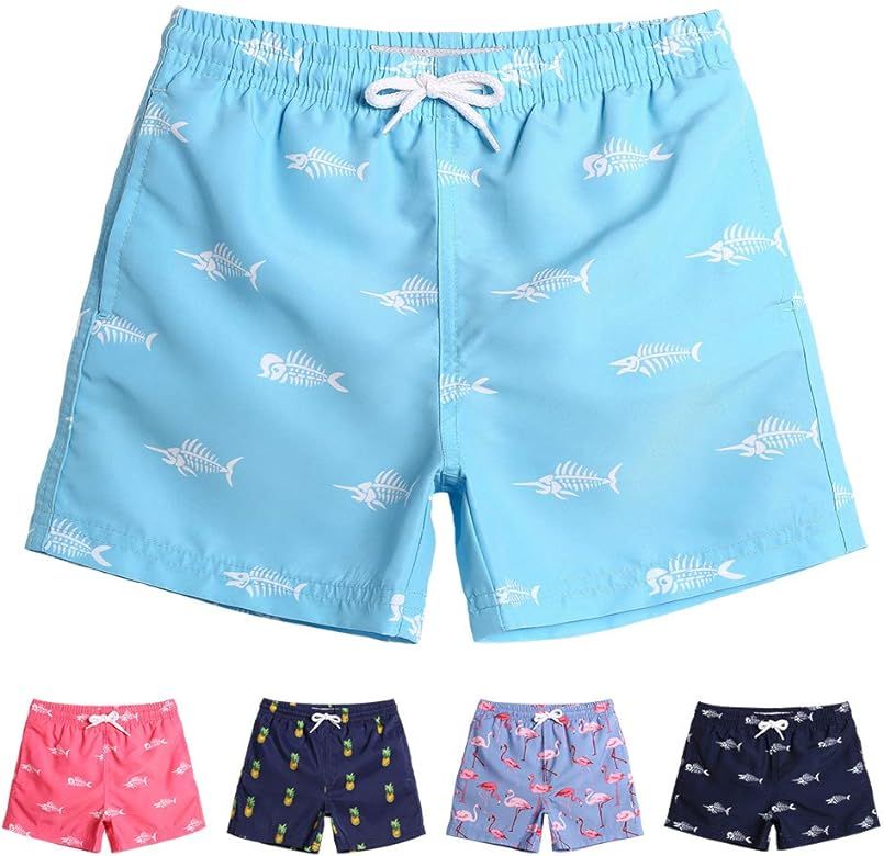 MaaMgic Boys Swim Trunks Toddler Swim Shorts Little Boys Bathing Suit Swimsuit Toddler Boy Swimwe... | Amazon (US)