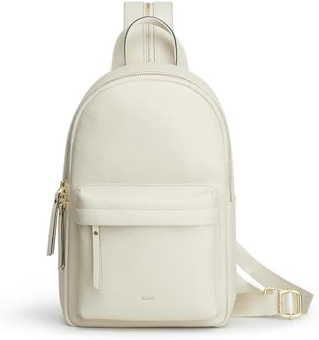 Kattee Sling Bag for Women, Leather Crossbody Purses for Women, Sling Backpack Travel Bag with RF... | Amazon (US)