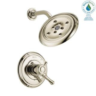 Delta Cassidy 1-Handle Shower Only Faucet Trim Kit in Polished Nickel (Valve Not Included) | The Home Depot
