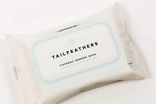 Tailfeathers (Honeysuckle) Biodegradable flushable Wipes with Plant Based Ingredients | Amazon (US)