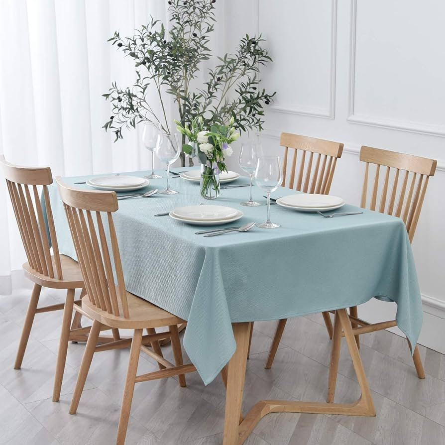 maxmill Textured Tablecloth Stain Resistant Waterproof and Wrinkle Resistant Washable Soft Table ... | Amazon (US)