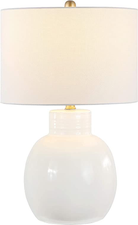 SAFAVIEH Lighting Collection Syra Modern Cream 24-inch Bedroom Living Room Home Office Desk Night... | Amazon (US)