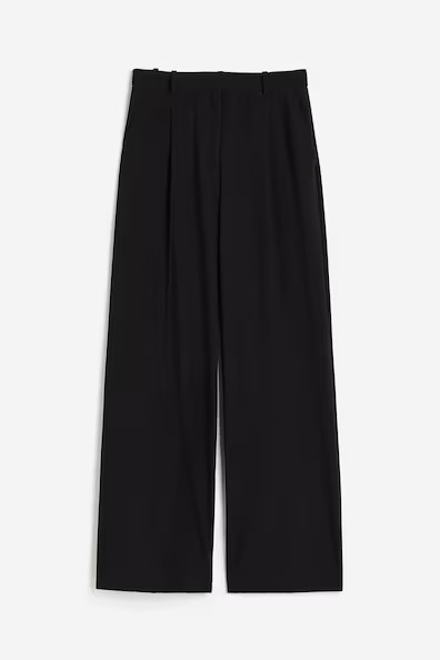 H & M - Wide-leg Pants - Black | H&M (US + CA)