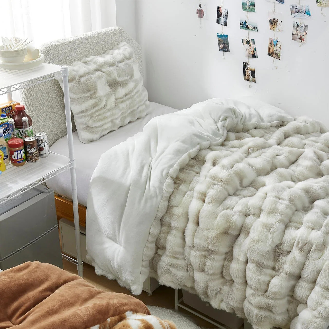 Coma Inducer Oh Deer Faux Fur Oversized Comforter Set | Wayfair North America