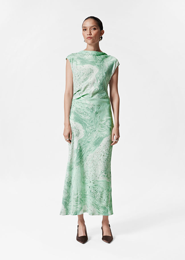 Bias-Cut Satin Midi Dress | & Other Stories - US