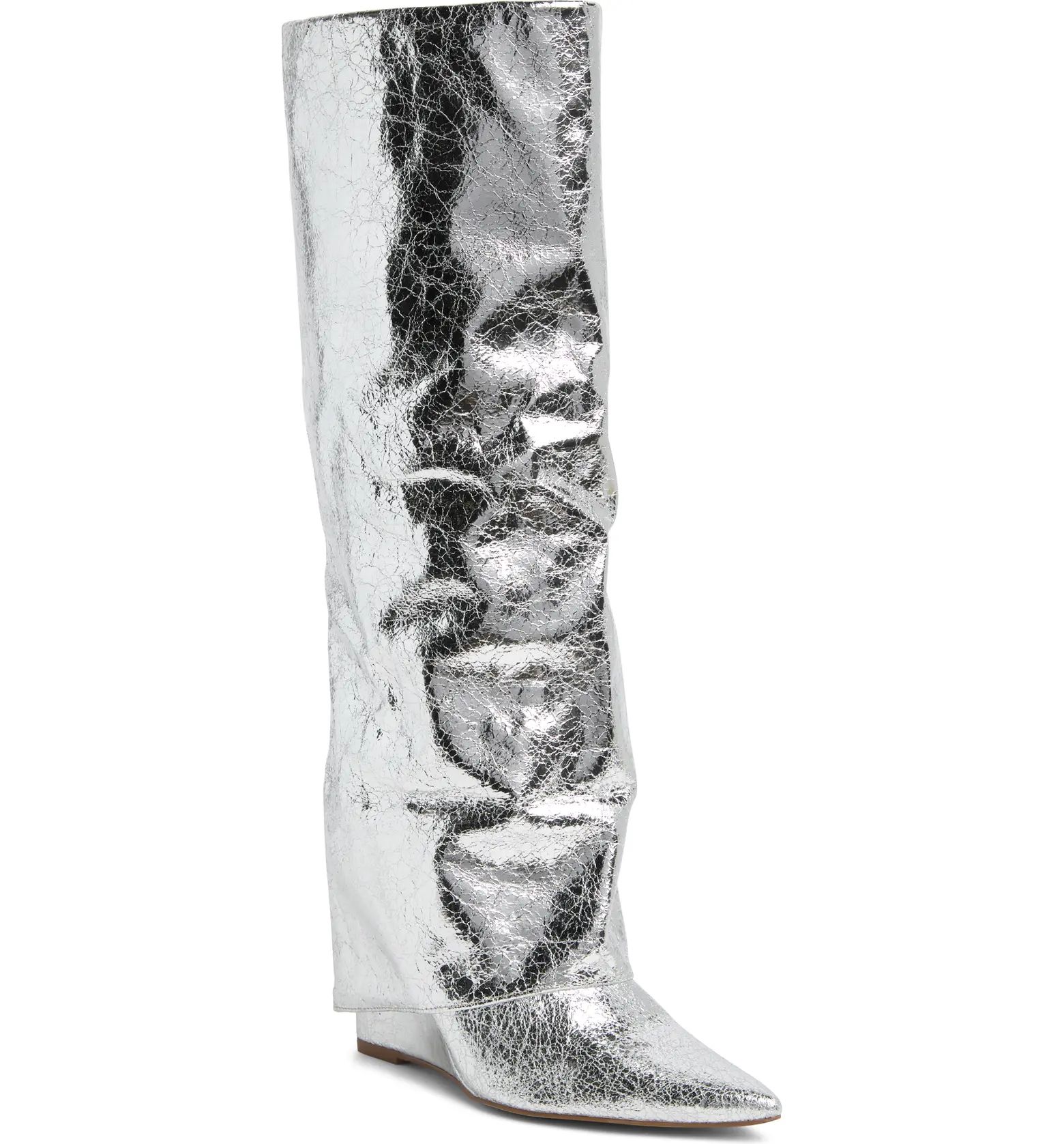 Paltrow Croc Embossed Knee High Boot (Women) | Nordstrom Rack