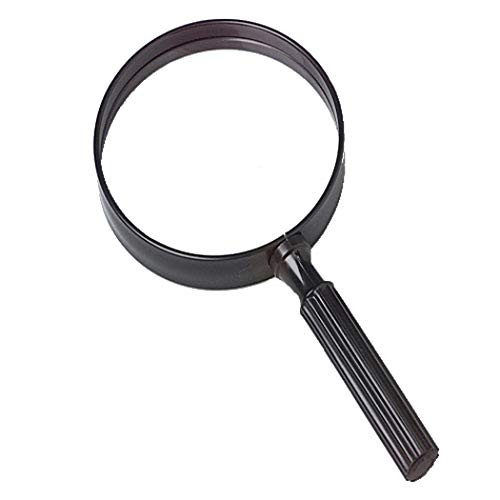 U.S. Toy US Toy One Jumbo 9" Plastic Magnifying Glass, Black | Amazon (US)