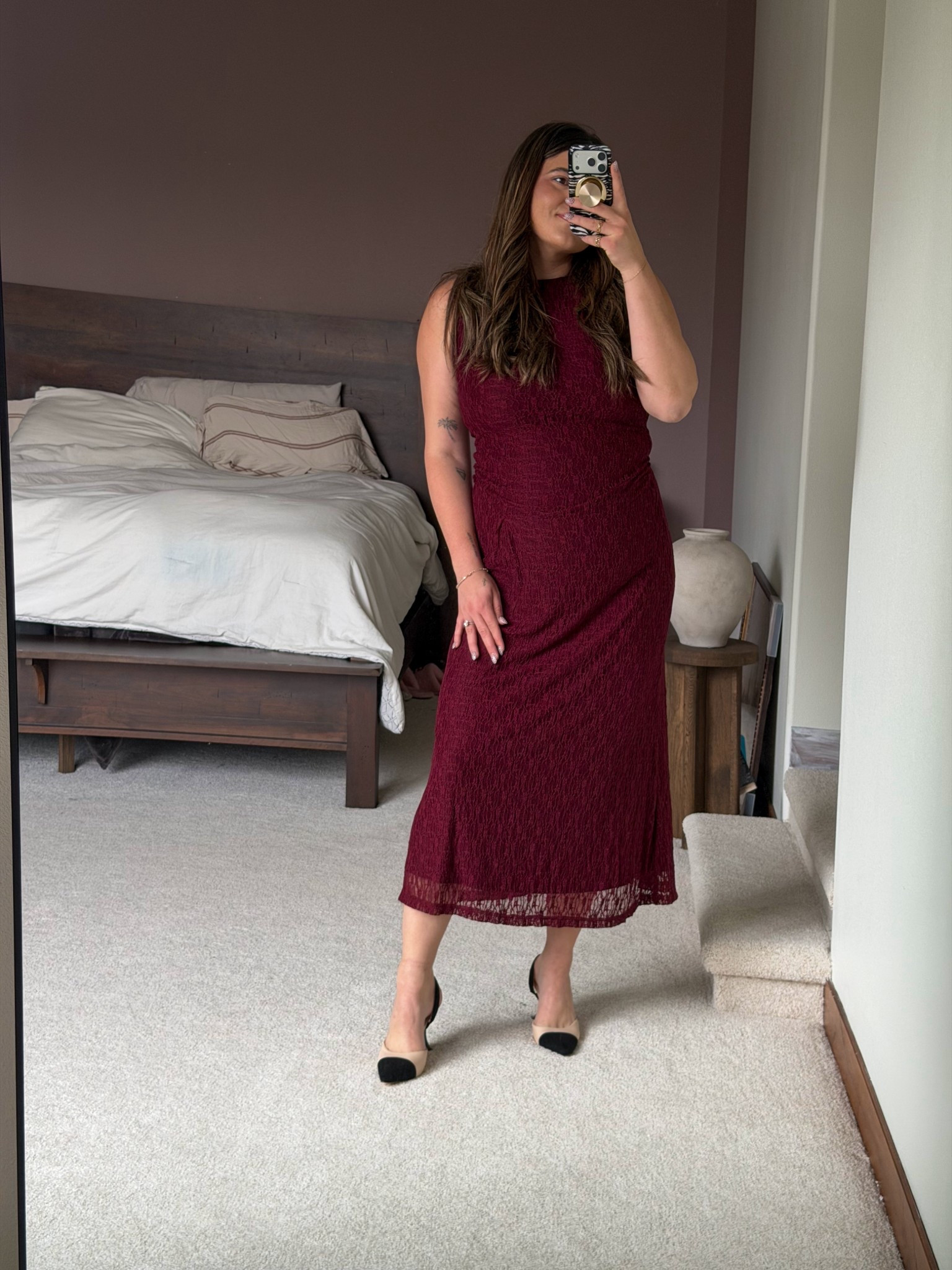 Amazon special event dress size XL!
Think wedding guest dress, gala, date night. 

All thick tummy approved!

Size 12, size 14