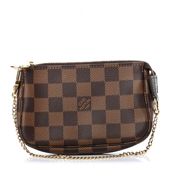 LOUIS VUITTON Damier Ebene Mini Pochette Accessories | Fashionphile