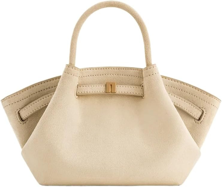 Fashion Faux Suede Tote Bag for Women, Hobo Handbag Women Vintage Shoulder Bag Purse for Work Off... | Amazon (US)