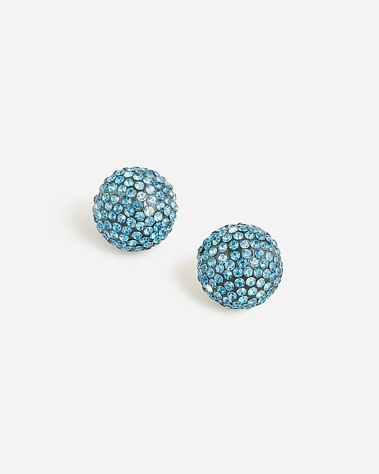 Crystal ball earrings | J. Crew US