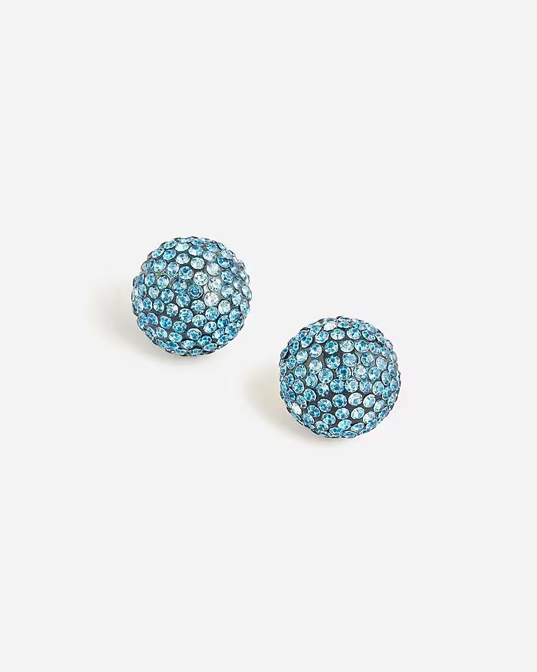 Crystal ball earrings | J.Crew US
