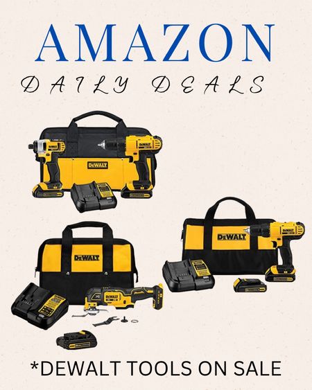 Amazon daily deals. Gifts for men. DEWALT tools on sale. Drill on sale

#LTKGiftGuide #LTKHoliday #LTKsalealert