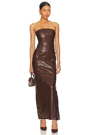 x Rachel Ana Faux Leather Maxi Dress | Revolve Clothing (Global)