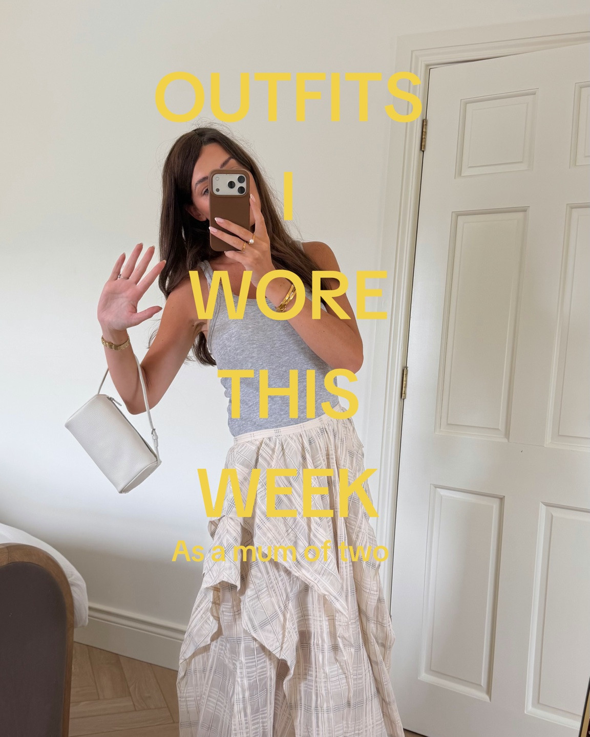 What my mirror saw this week 🤍