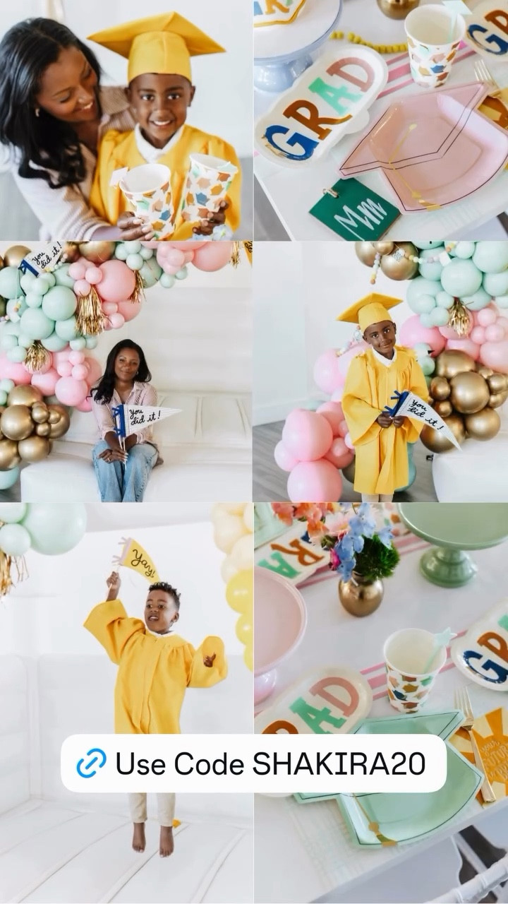 Use code SHAKIRA20 on these colorful graduation essentials 

#LTKSeasonal #LTKmomlife #LTKKids