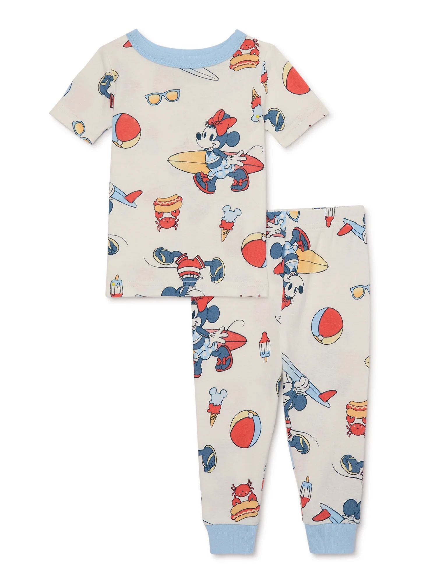 Character Summer Toddler Pajama Set, 2-Piece, Sizes 12M-5T | Walmart (US)