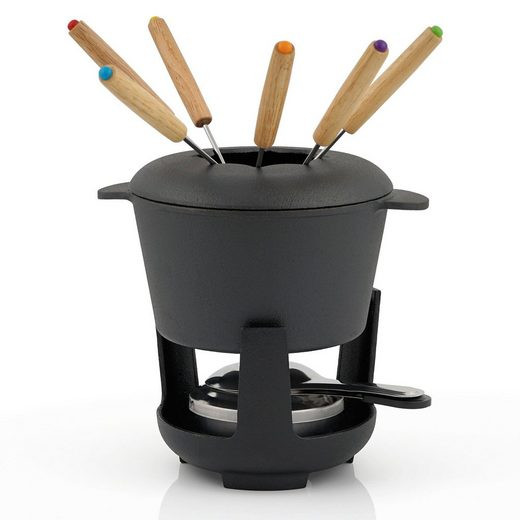 BBQ-Toro Bräter »BBQ-Toro Gusseisen Fondueset, schwarz, eingebrannt, 1 L für 6 Personen« | OTTO (DE)