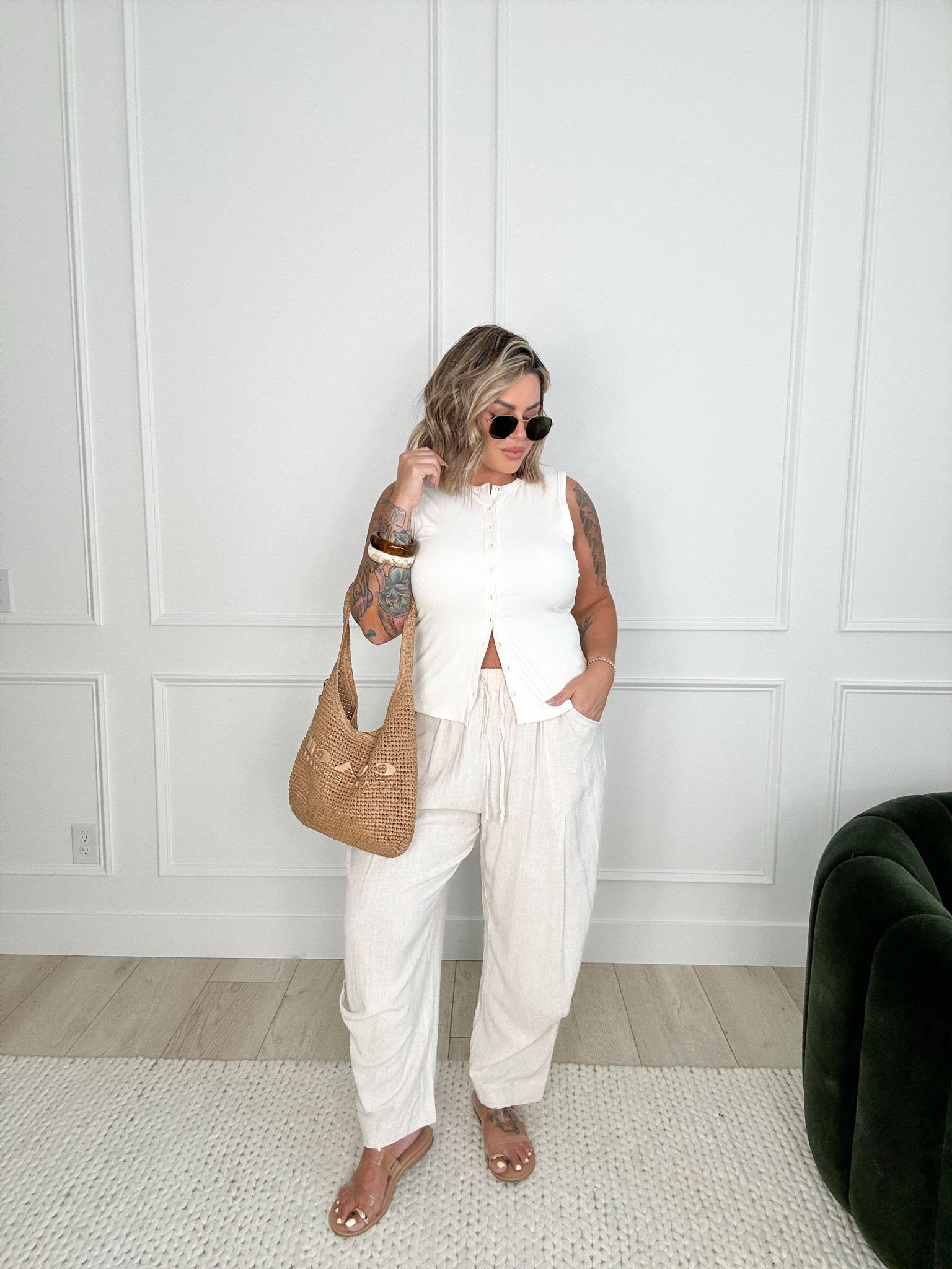 Amazon summer outfit
Size L in both items 
Also linked one of my fav Amazon bags that’s similar to this one. 


#LTKFindsUnder50 #LTKSaleAlert #LTKFindsUnder100