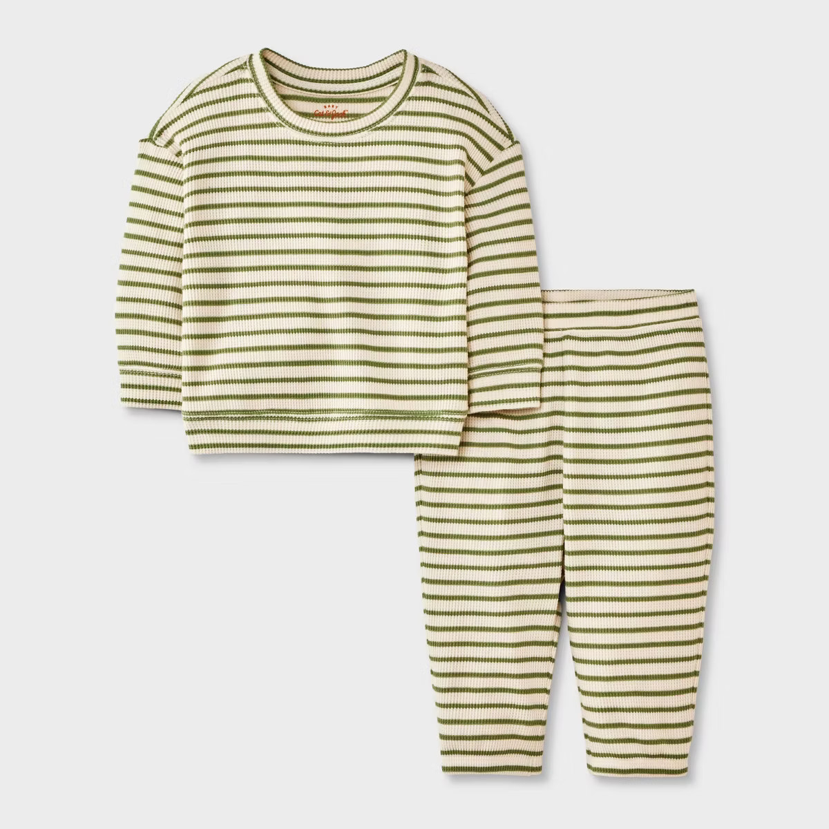 Baby Boys' 2pc Waffle Sweatshirt & Jogger Pants Set - Cat & Jack™ | Target