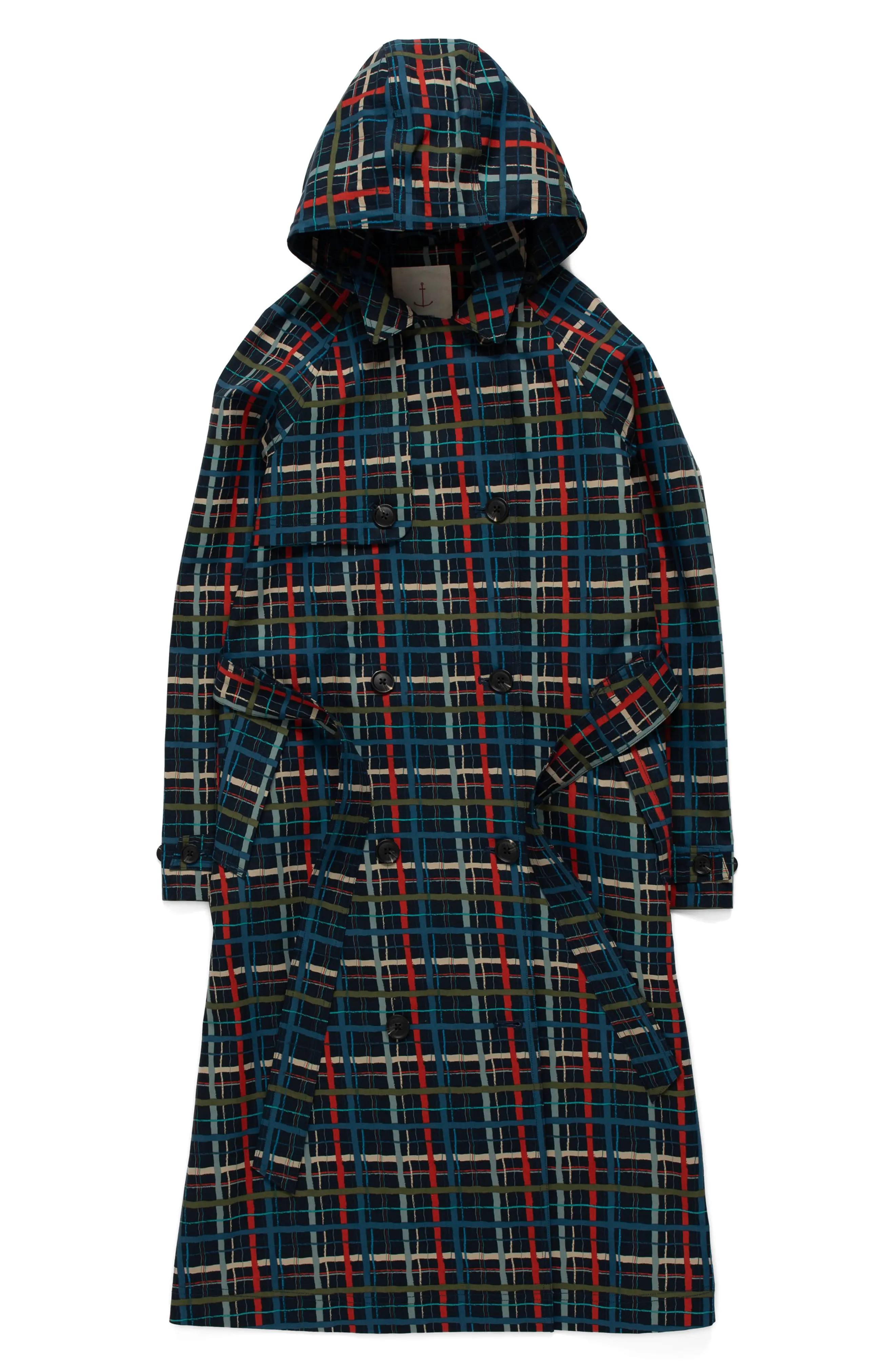 Penweathers Check Waterproof Organic Cotton Trench Coat (Women) | Nordstrom | Nordstrom