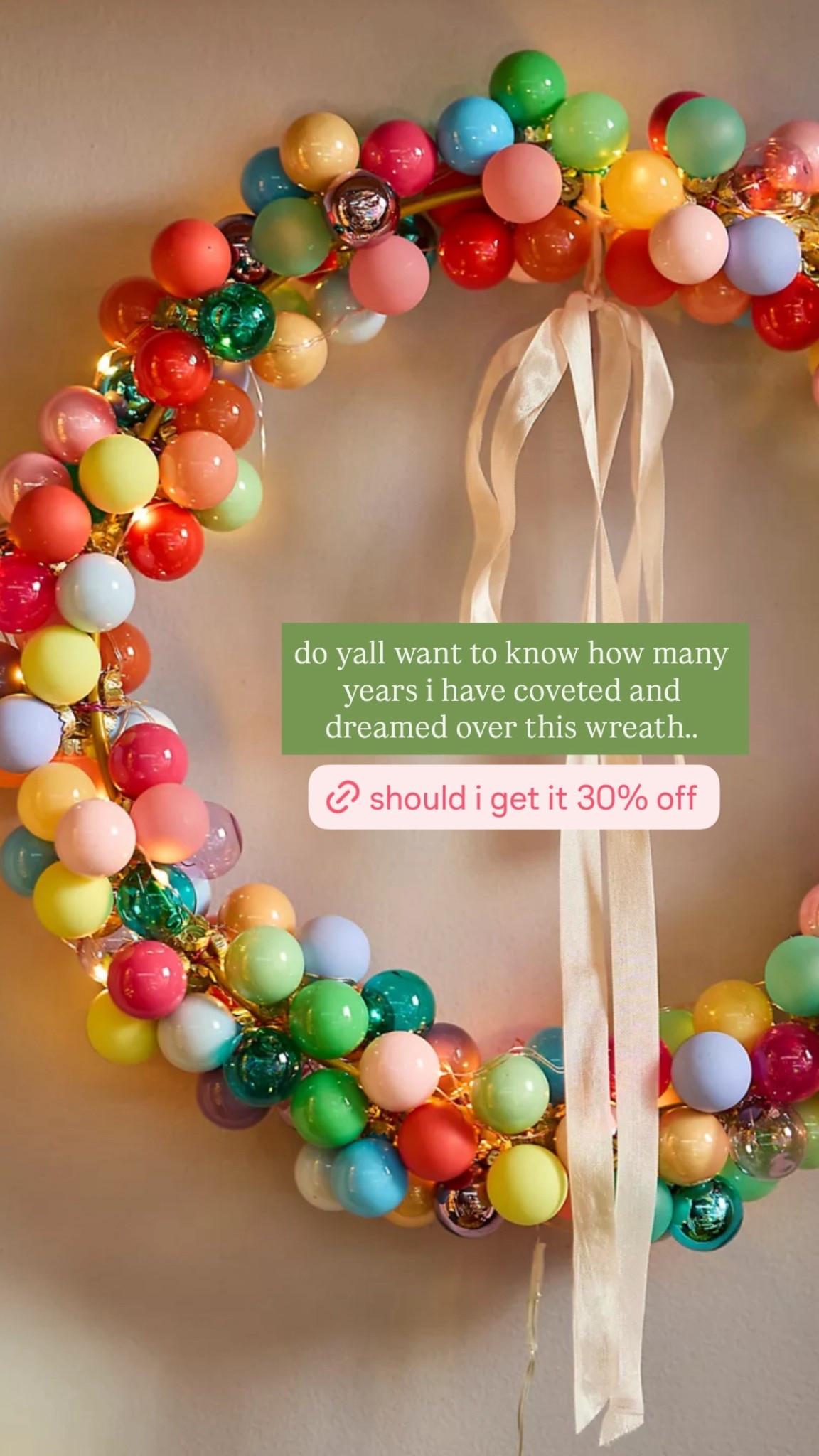 My dream wreath now 30% off!!!! 

#LTKHoliday #LTKSaleAlert #LTKSeasonal