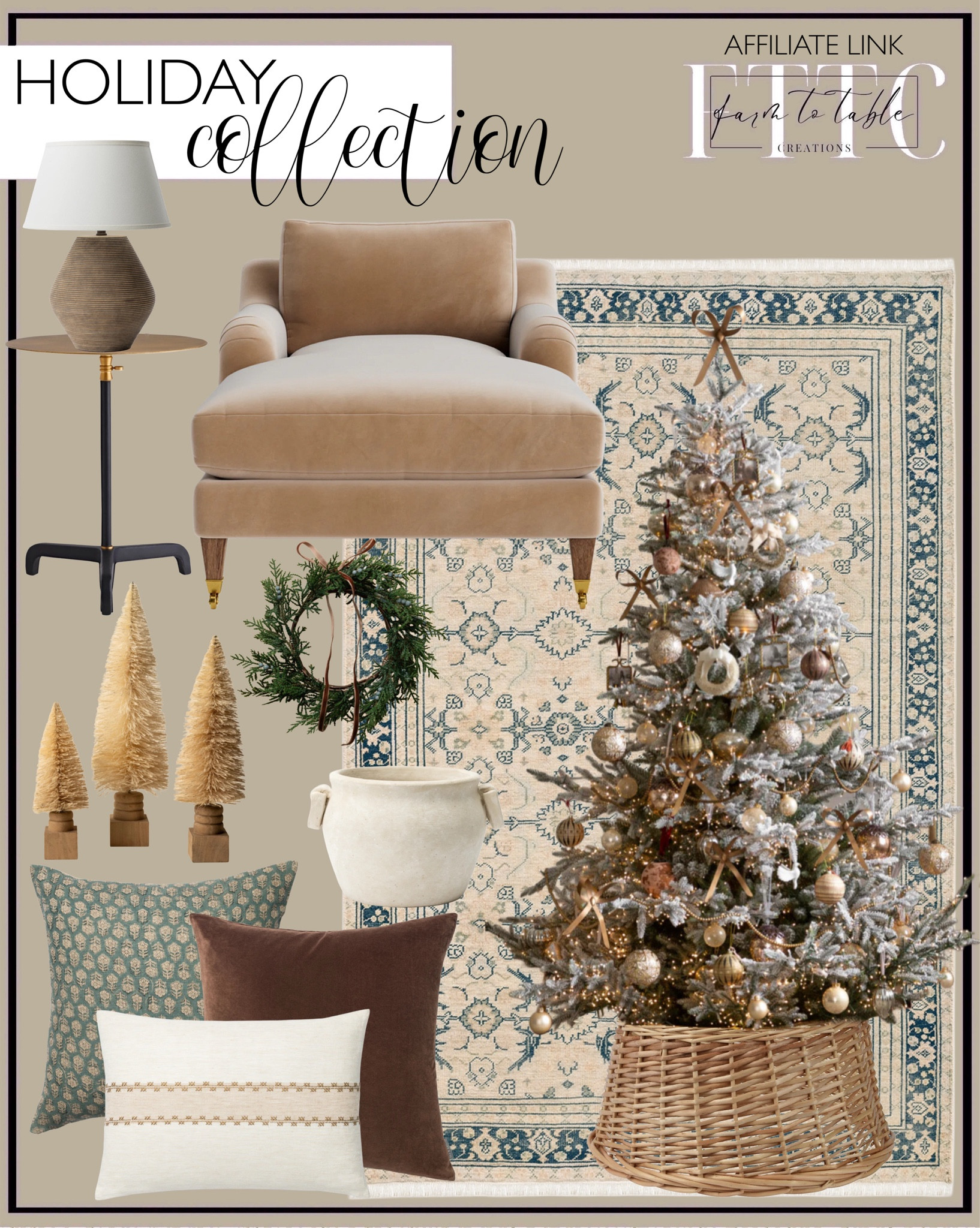 McGee & Co. Curated Holiday Collection. Follow @farmtotablecreations on Instagram for more inspiration.
 
7' Snowy Grandis Fir Pre-Lit Faux Tree. Brass Bow Clip Ornament. Brass Bow Tree Topper. Alessandro Glass Ornament. Frosted Berry Glass Ornament. Mercury Bauble Ornaments. Marjorie Silver Ornament. Tippets Brass Hanging Bells. Piper Ornament. White Dove Ornament. Pearl Glass Bauble Set. Pearl Pea Pod Ornament. Mercury Bauble Ornaments. Prunella Glass Bauble Ornaments. Sisal Wreaths with Velvet Bows. Paper Mache Ornaments. Gold Beaded Garland. Tassel Picture Frame Ornament. Natural Tree Collar. Hand Knotted Wool Rug. Lucille English Roll Arm Chaise Lounge. Emma Large Side Table. Sisal Bottle Brush Tree with Base. Chelsea Planter. Blueberry & Juniper Wreath. Bellevue Velvet Pillow Cover. Perla Pillow Cover. Rustco Table Lamp. Boyd Pillow Cover Lumbar. 

Bedroom corner | Coffee Table Decor | Neutral Decor | Fall Stem Sale | Target Finds | Skinny Bench | Bedroom | Living Room | Breakfast Nook | Amazon Home | Target Sale | Loloi Rugs | Magnolia Home | console table | console table styling | faux stems | entryway space | home decor finds | neutral decor | entryway decor | cozy home | affordable decor |  home decor | home inspiration | fall stems | fall console | fall vignette | fall decor | fall decorations | console styling | entryway rug | cozy moody home | moody decor | neutral home | bathroom decor | tree ornaments


#LTKHome #LTKFindsUnder50 #LTKHoliday