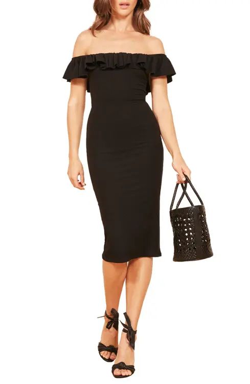 Reformation Bettina Off the Shoulder Body-Con Dress | Nordstrom