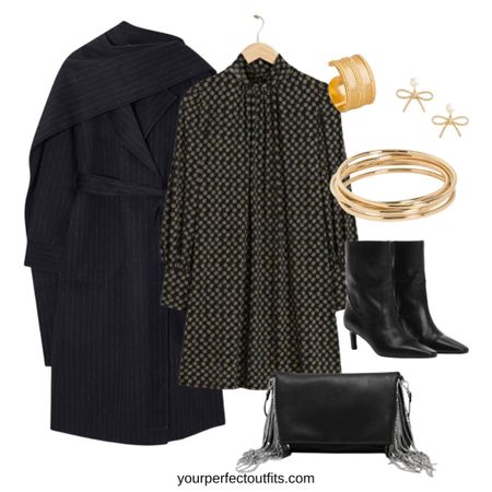 Fall outfit inspiration with a lovely dress and a trending coat 

#LTKHolidaySale #LTKSeasonal #LTKHoliday