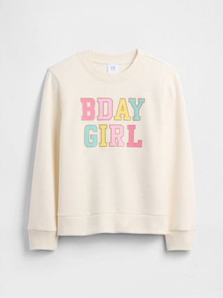 Kids Wedge Crewneck Sweatshirt | Gap Factory