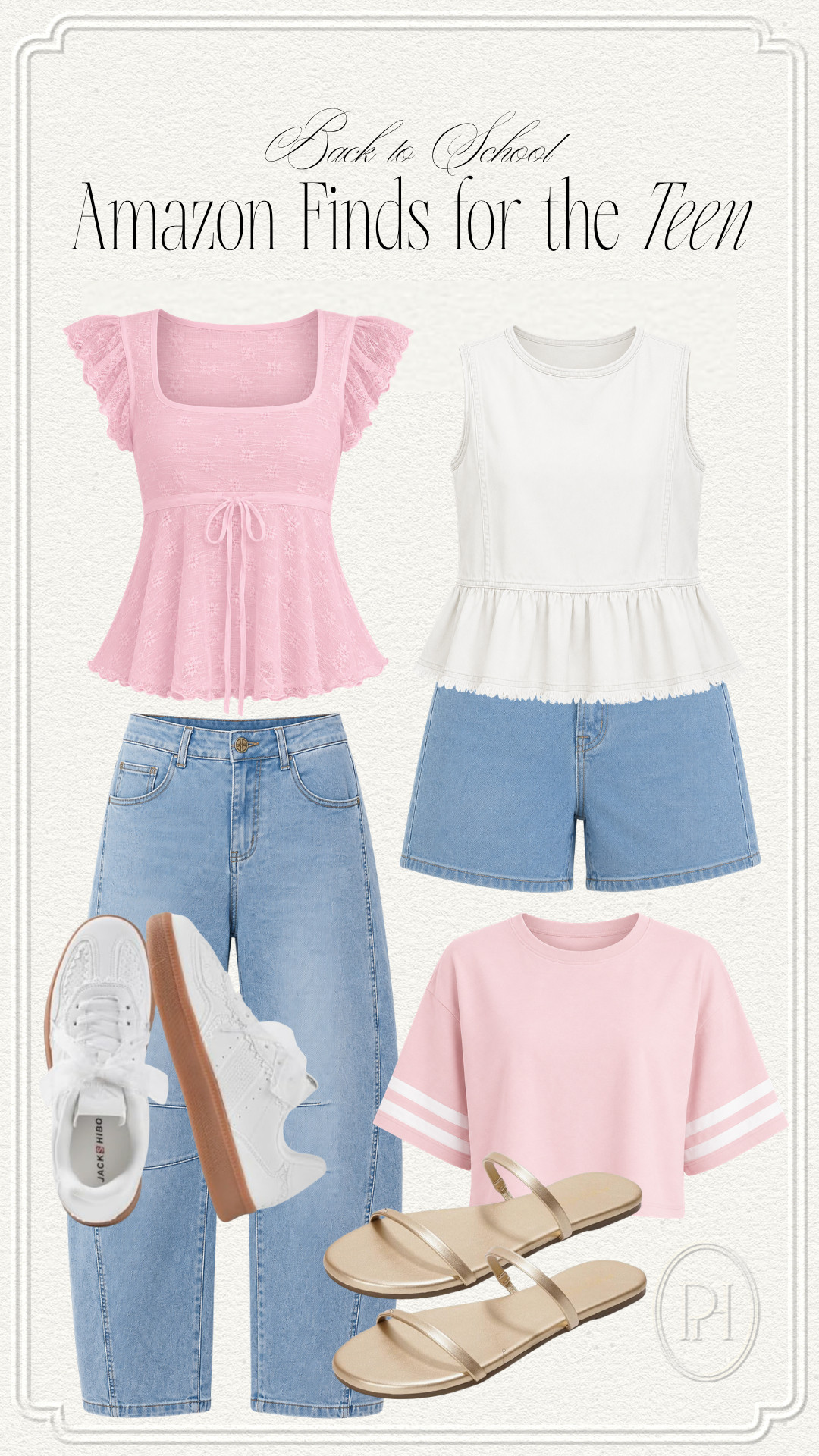 The cutest Amazon finds for the back to school teen girl!

teen girl style, teen girl clothes, teen girl looks, teen girl outfit, teen girl fashion, back to school looks, back to school outfit, pink blouse, pink tee, babydoll top, peplum top, white tank top, cropped tee, barrel jeans, denim shorts, white sneakers, gold sandals, girly girl style 

 #LTKootd #LTKmomlife #LTKKids