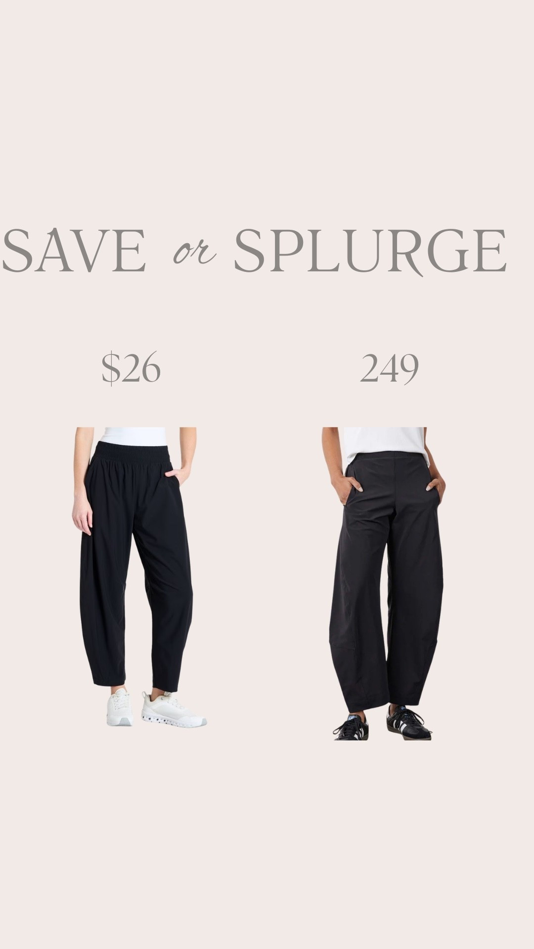 Save vs splurge

#LTKdayinmylife #LTKgrwm #LTKootd