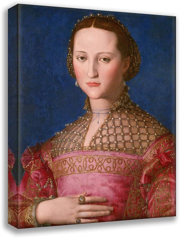ArtDirect Agnolo Bronzino 15x18 Gallery Wrapped Canvas Museum Art Print Titled: Eleonora of Toled... | Amazon (US)