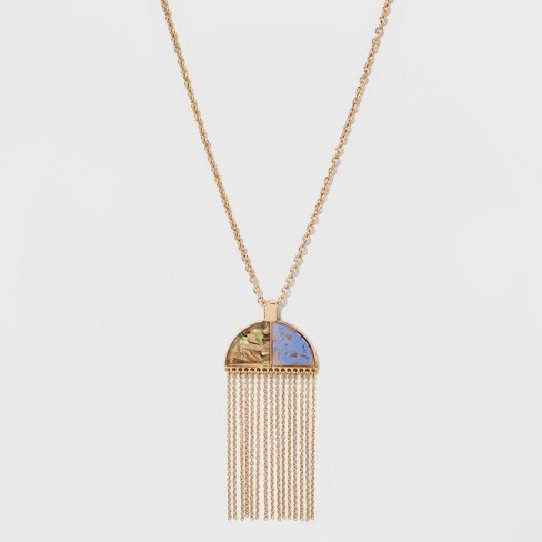 SUGARFIX by BaubleBar Mixed Media Tassel Pendant Necklace | Target