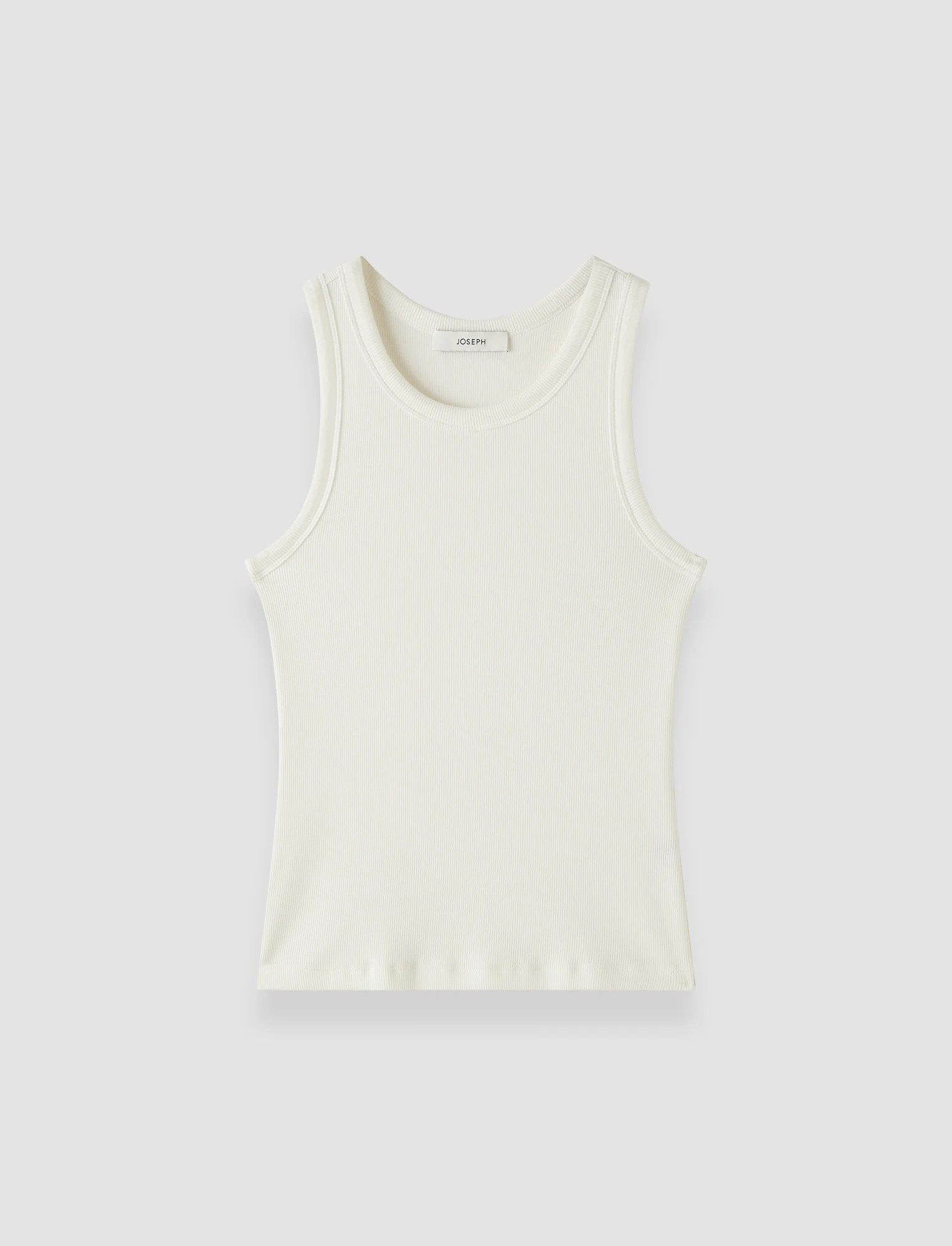 Yeux Cotton Rib Vest | Joseph