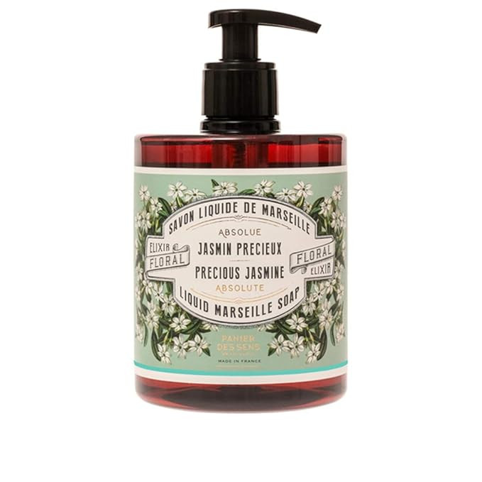 Panier des Sens Marseille Liquid Soap Jasmine, Hand wash - Made in France - 16.9 Fl.oz/500ml | Amazon (US)