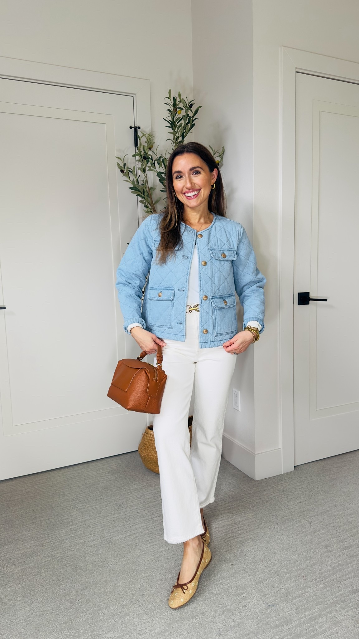 Obsessed with this Walmart new spring quilted denim jacket! Wearing XS 

#LTKgrwm #LTKootd #LTKmomlife