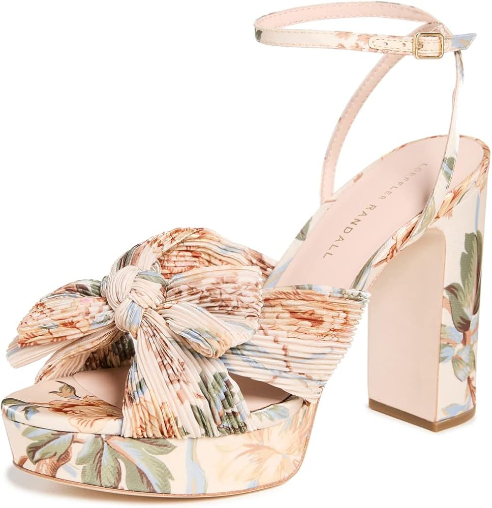 Loeffler Randall Women's Natalia Pleated Platform Sandals | Amazon (US)