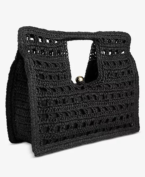 I.N.C. International Concepts Square Straw Tote Bag, Macy's Exclusive | Macy's