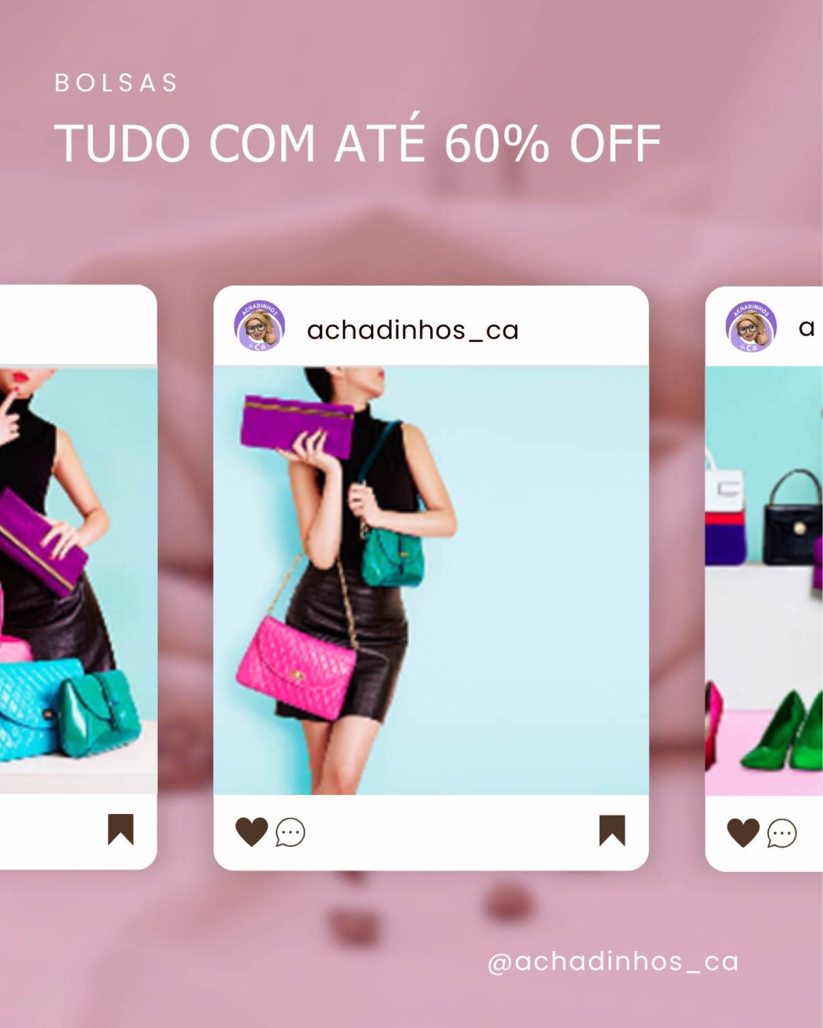 🛍️💥 Descontos Incríveis em Bolsas! Até 60% OFF! 💥🛍️ 

Quer dar um upgrade no seu estilo sem gastar muito? Agora é a hora!

#LTKstyletip #LTKbrasil #LTKbeauty