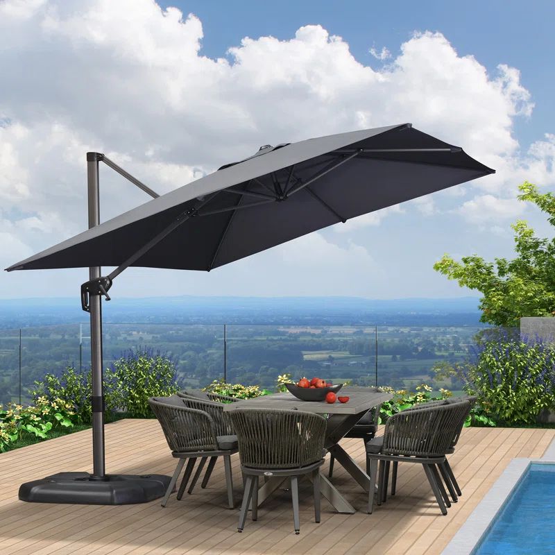 108'' x 132'' Rectangular Cantilever Umbrella | Wayfair North America
