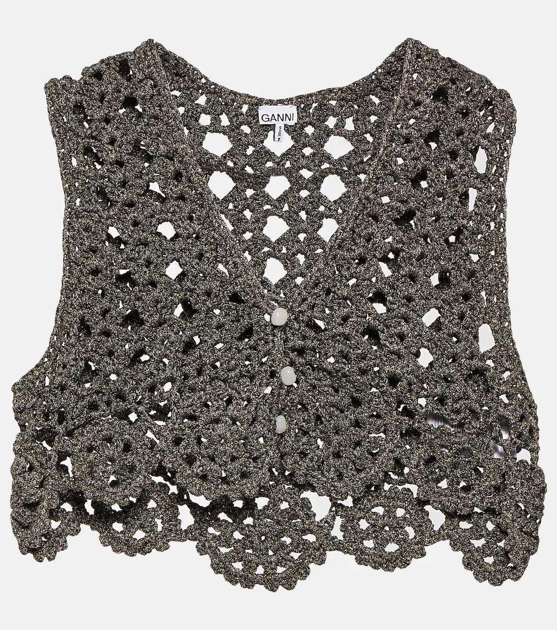 Crochet cotton-blend top | Mytheresa (US/CA)