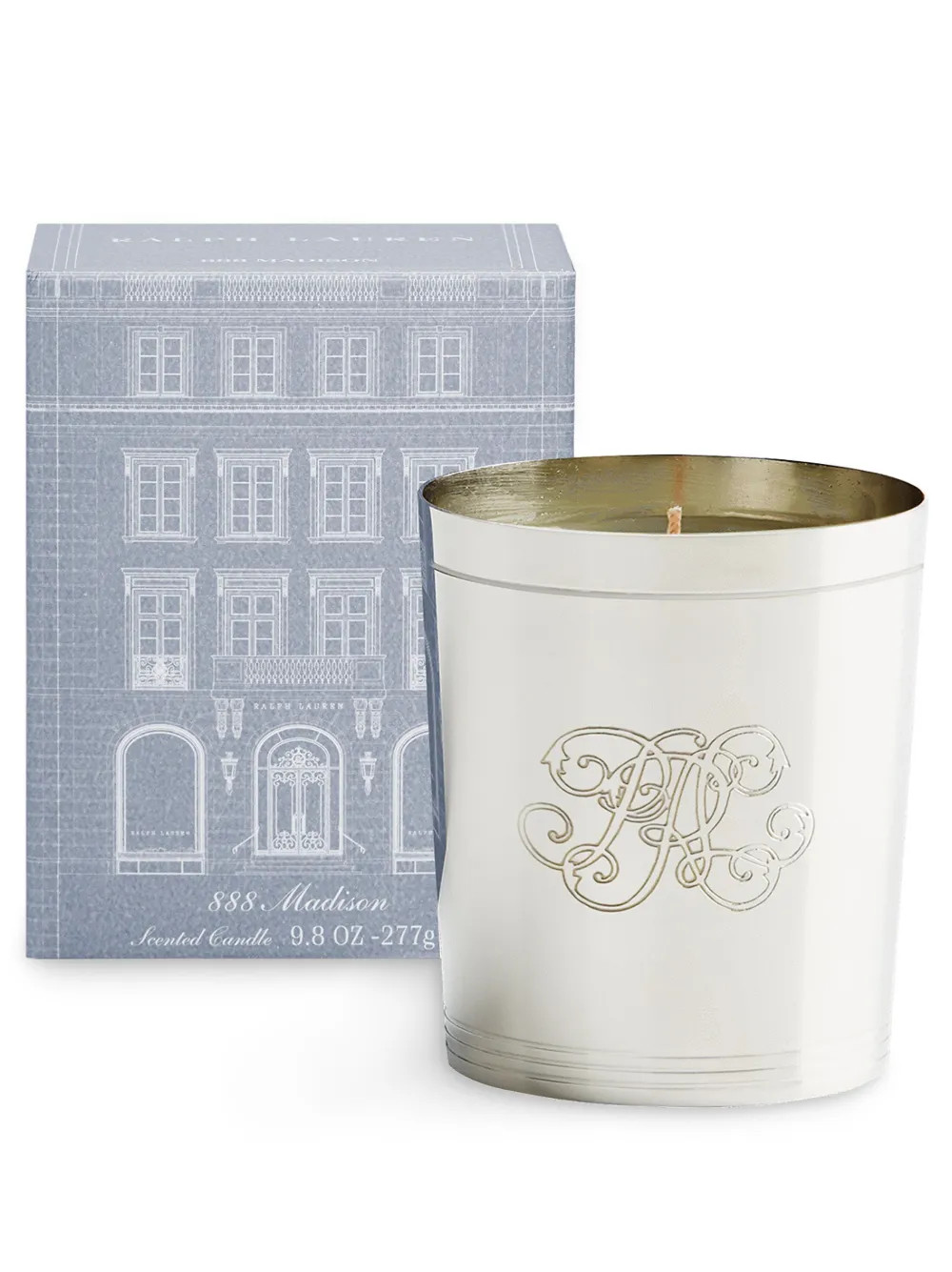 Ralph Lauren Home Madison Flagship single-wick Candle | Silver | FARFETCH | Farfetch Global